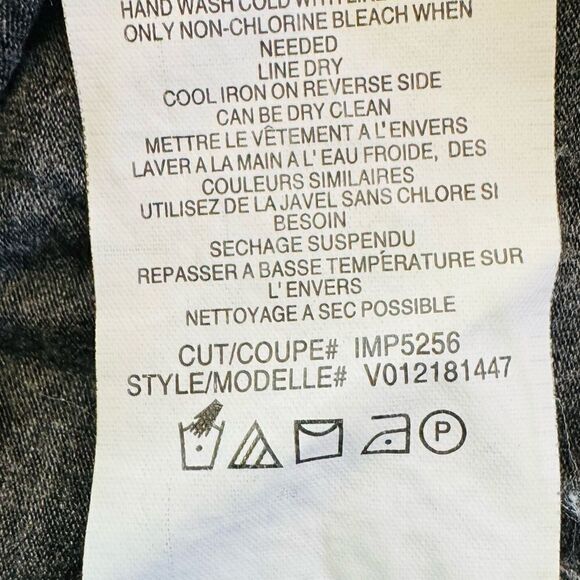 Vince Gray Drop Shoulder V-Neck Top Size Medium - Picture 6 of 7